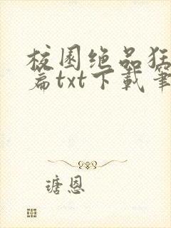 校园绝品狂徒全篇txt下载笔趣阁