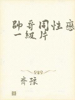 帅哥同性恋黄色一级片