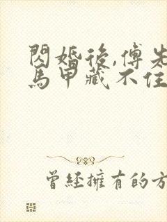 闪婚后,傅先生马甲藏不住