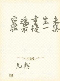 灵魂重生未删减版最后一集几分钟封面