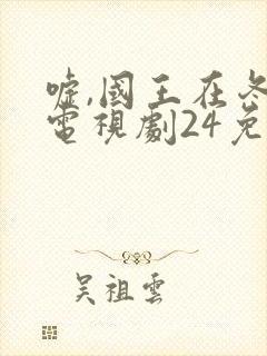 嘘,国王在冬眠电视剧24免费观看