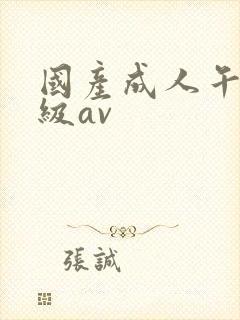 国产成人午夜三级av