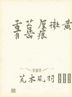 舌苔厚微黄舌边有齿痕