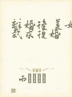 离婚后 美女总裁求复婚