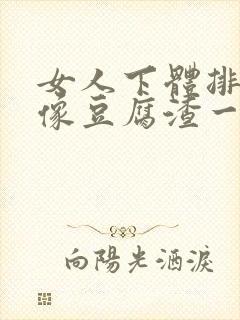 女人下体排出来像豆腐渣一样的什么原因