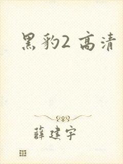 黑豹2 高清