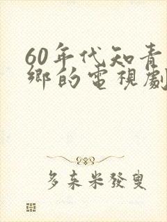 60年代知青下乡的电视剧刘烨