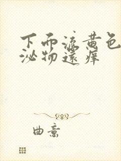 下面流黄色的分泌物还痒封面