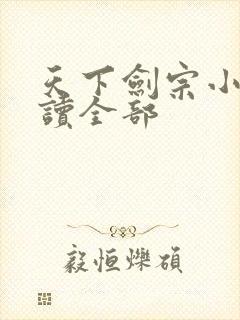天下剑宗小说阅读全部