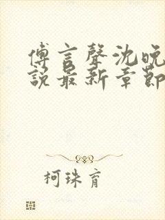 傅言声沈晚柔小说最新章节免费阅读