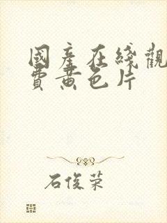 国产在线观看免费黄色片