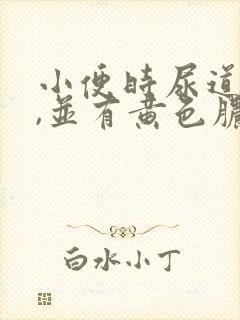 小便时尿道刺痛,并有黄色脓状液体流出