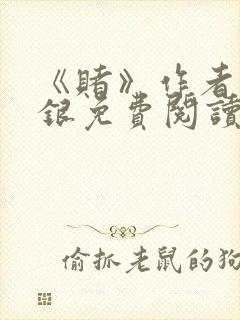 《赌》作者木口银免费阅读