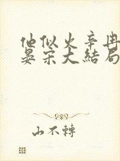 他似火辛冉vs晏宋大结局0