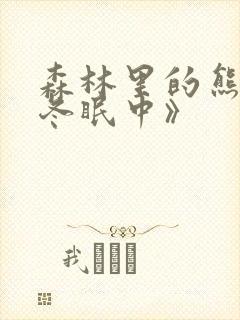 森林里的熊先生冬眠中》