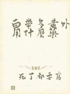 白带多黄外阴痒用什么药