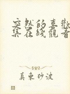 突然的喜欢13集在线观看免费