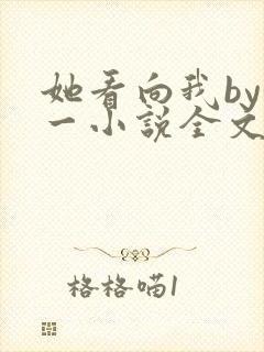 她看向我by徐一小说全文免费阅读