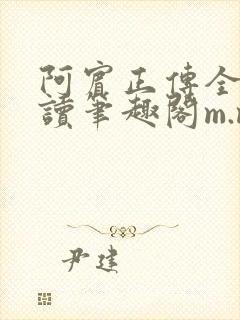 阿宾正传全文阅读笔趣阁m.mahuaxs.comench封面