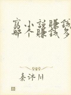 写小说赚钱软件哪个赚钱多,又安全