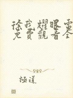 徐我耀眼电视剧免费观看全集高清版封面