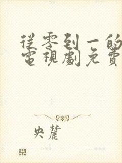 从零到一的爱情电视剧免费