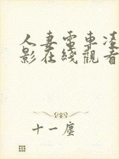 人妻电车凌辱电影在线观看