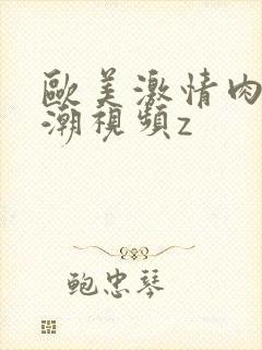 欧美激情肉欲高潮视频z