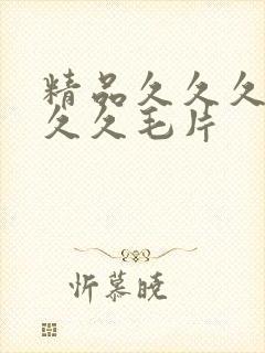 精品久久久久久久久毛片