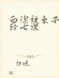 白洁被东子一夜干七次