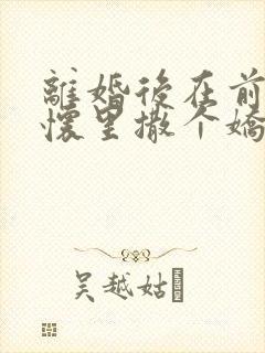 离婚后在前夫的怀里撒个娇全文