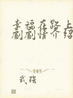 幸福在路上电视剧剧情介绍