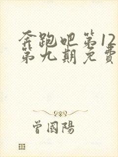 奔跑吧第12季第九期免费观看完整版