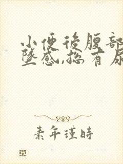 小便后腹部有下坠感,总有尿意