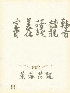 完美搭档韩剧免费在线观看