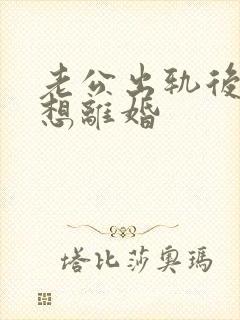 老公出轨后老婆想离婚