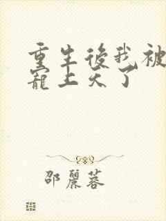 重生后我被大佬宠上天了