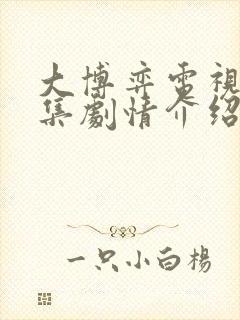 大博弈电视剧分集剧情介绍封面