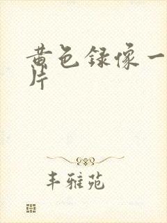 黄色录像一级一片