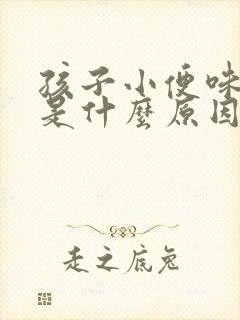 孩子小便味道重是什么原因