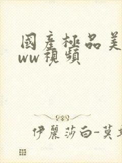 国产极品美女www视频