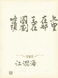 嘘国王在冬眠电视剧在哪里看