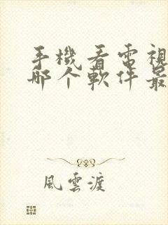 手机看电视节目哪个软件最好