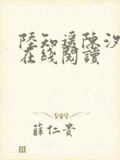 陆知遥陈汐小说在线阅读