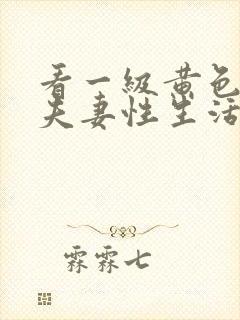 看一级黄色录像夫妻性生活片