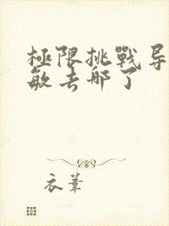 极限挑战导演严敏去哪了封面