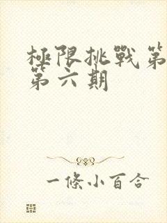 极限挑战第三季第六期