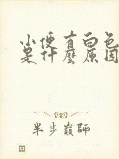 小便有白色液体是什么原因