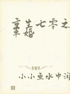 重生七零之绿色军婚