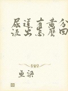 尿道有黄分泌物流出怎么回事